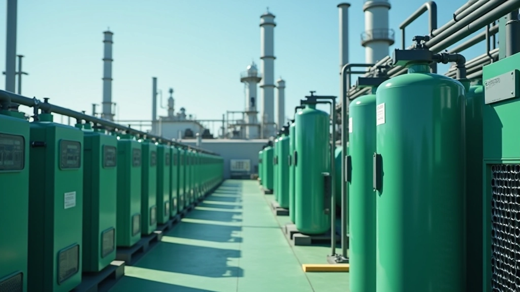 Wasserstoff-Produktionsanlage mit Elektrolyseuren