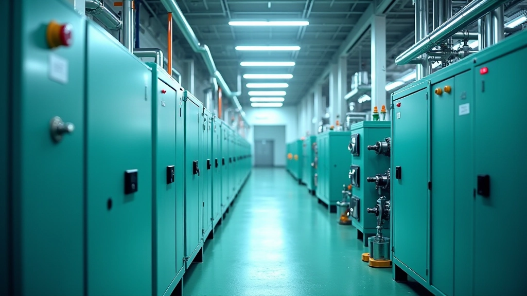 Wasserstoff-Produktionsanlage mit modernen Elektrolyseur-Systemen